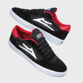PUBLIC ENEMY CAMBRIDGE BLACK/RED SUEDE